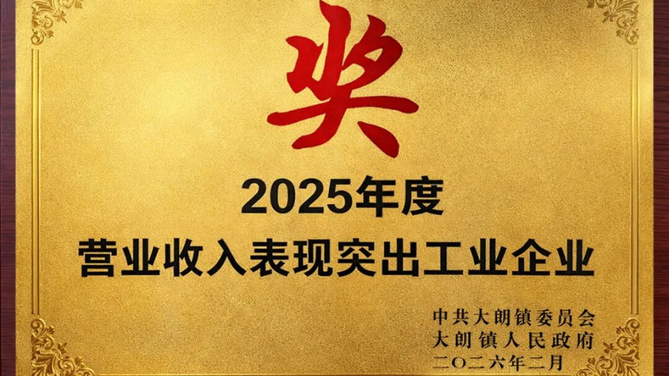 Revenue has reached a new high! Huanyuanyuan Technology has been honored as an outstanding unit by Dalong Town, Dongguan City for the year 2025.